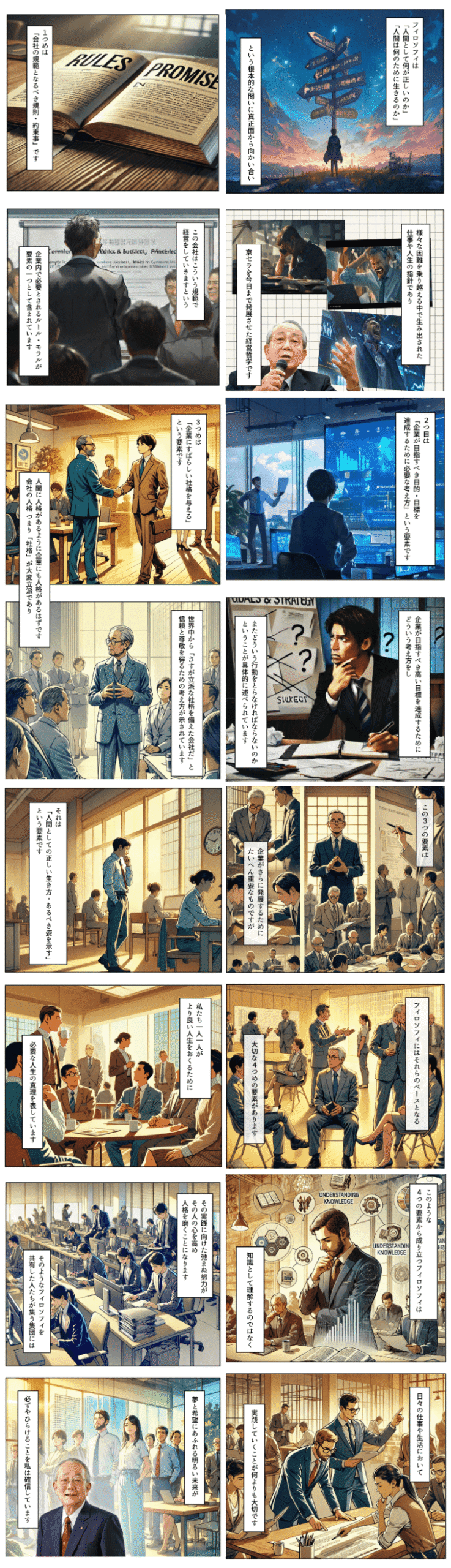 フィロソフィ　AI漫画