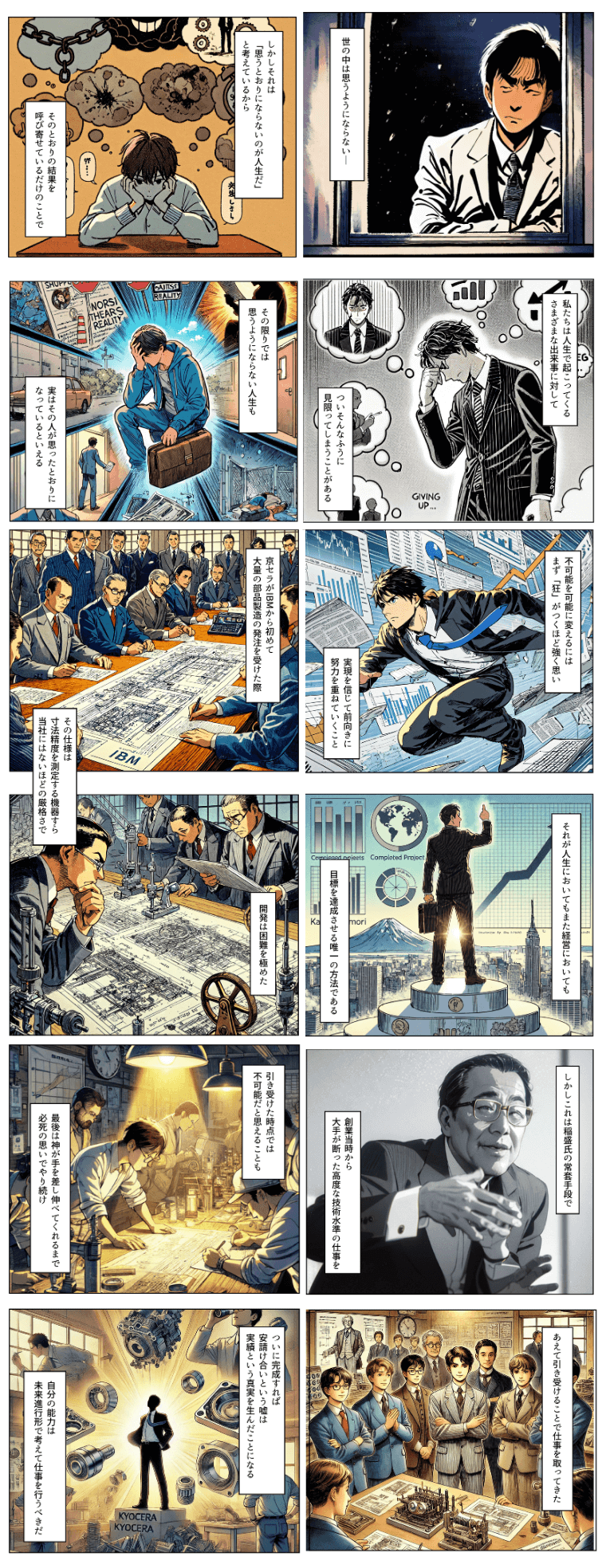 思いを実現させる　AI漫画