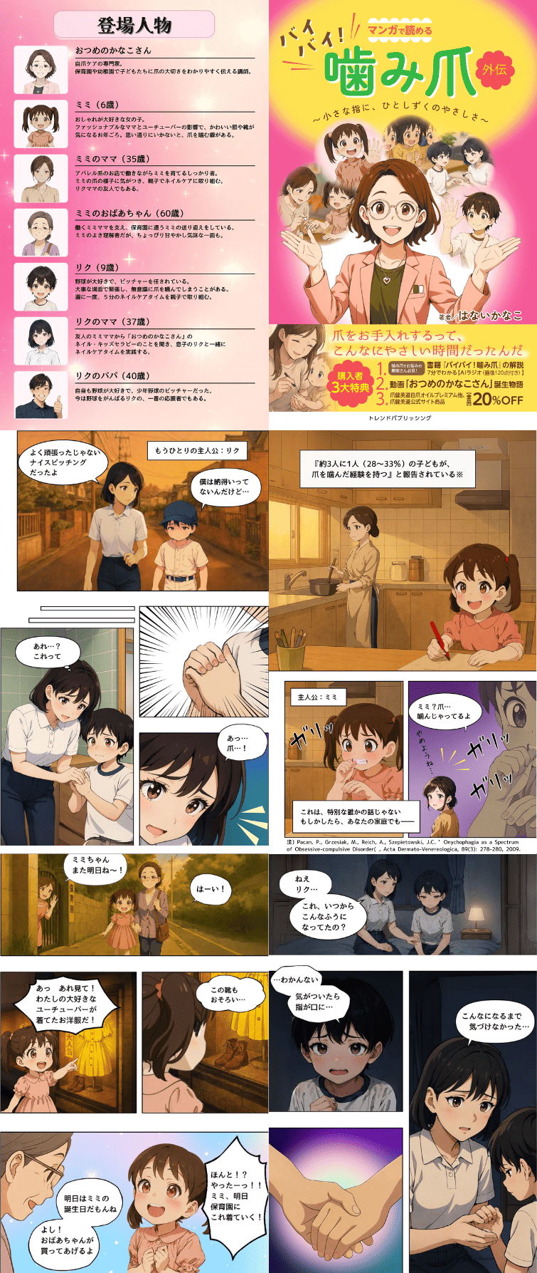 バイバイ！噛み爪