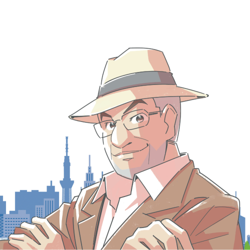 岡崎充イラスト